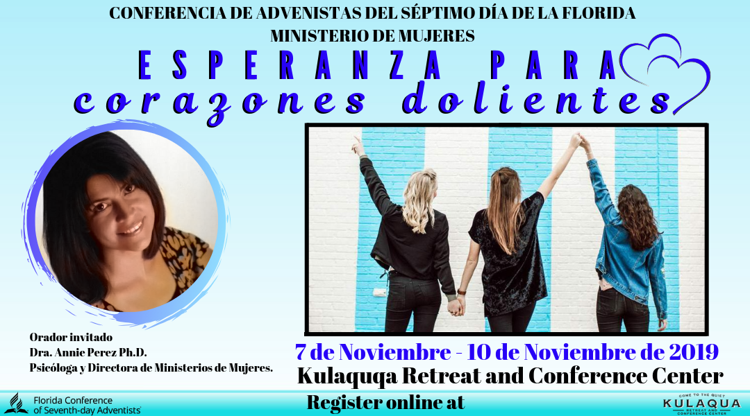Hope for Hurting Hearts Retreat at Kulaqua Retreat and Conference Center in 2019 November Session – Spanish